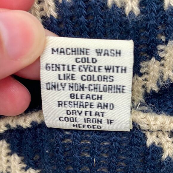 Anthropologie Srod Butterflies Sweater Womens S Aztec Cardigan Open Front Boho - Picture 9 of 12